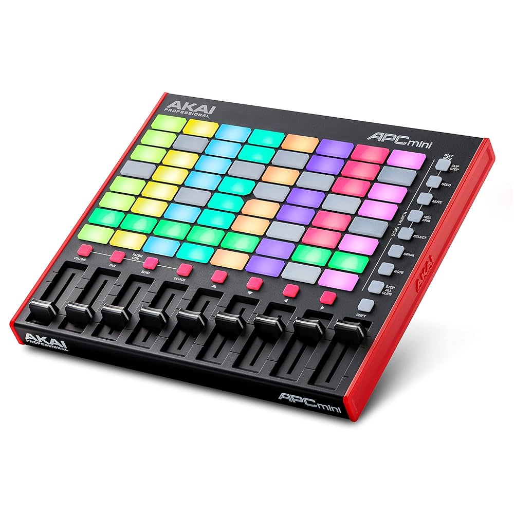 AKAI APC mini MIDIコントローラー Akai Profesjonalny kontroler APC Mini MK2 - kontroler USB
